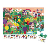 Janod: puzzle obserwacyjne w walizce Baśnie 24 el. - Noski Noski