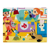 Janod: puzzle sensoryczne Zwierzęta Domowe 20 el. - Noski Noski