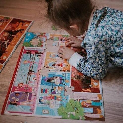 Janod: puzzle w walizce Akademia Tańca 100 el. - Noski Noski