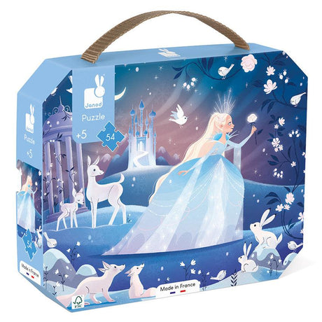 Janod: puzzle w walizce Lodowa Magia 54 el. - Noski Noski
