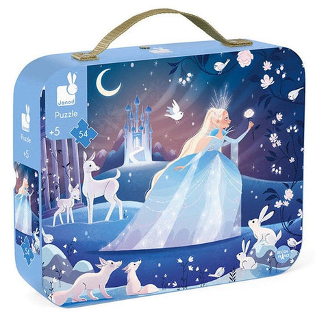 Janod: puzzle w walizce Lodowa Magia 54 el. - Noski Noski