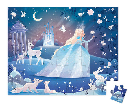 Janod: puzzle w walizce Lodowa Magia 54 el. - Noski Noski