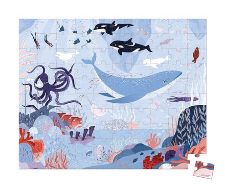 Janod: puzzle w walizce Ocean Arktyczny 100 el. - Noski Noski