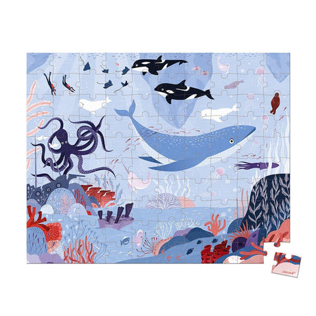 Janod: puzzle w walizce Ocean Arktyczny 100 el. - Noski Noski
