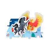 Janod: puzzle z figurkami 3D Legendy i Mity 350 el. - Noski Noski