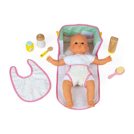 Janod: torba dla lalki dzidziusia Nursery and Change Set - Noski Noski