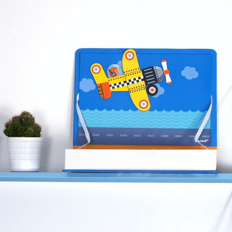 Janod: układanka magnetyczna Pojazdy Magnetibook - Noski Noski