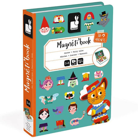 Janod: układanka magnetyczna Świat Baśni Magnetibook - Noski Noski