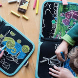 Jaq Jaq Bird: kolorowanka z kredą Color It & Go Book - Noski Noski