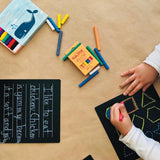 Jaq Jaq Bird: tablicowe plansze edukacyjne Bored Boards ABC & 123 - Noski Noski