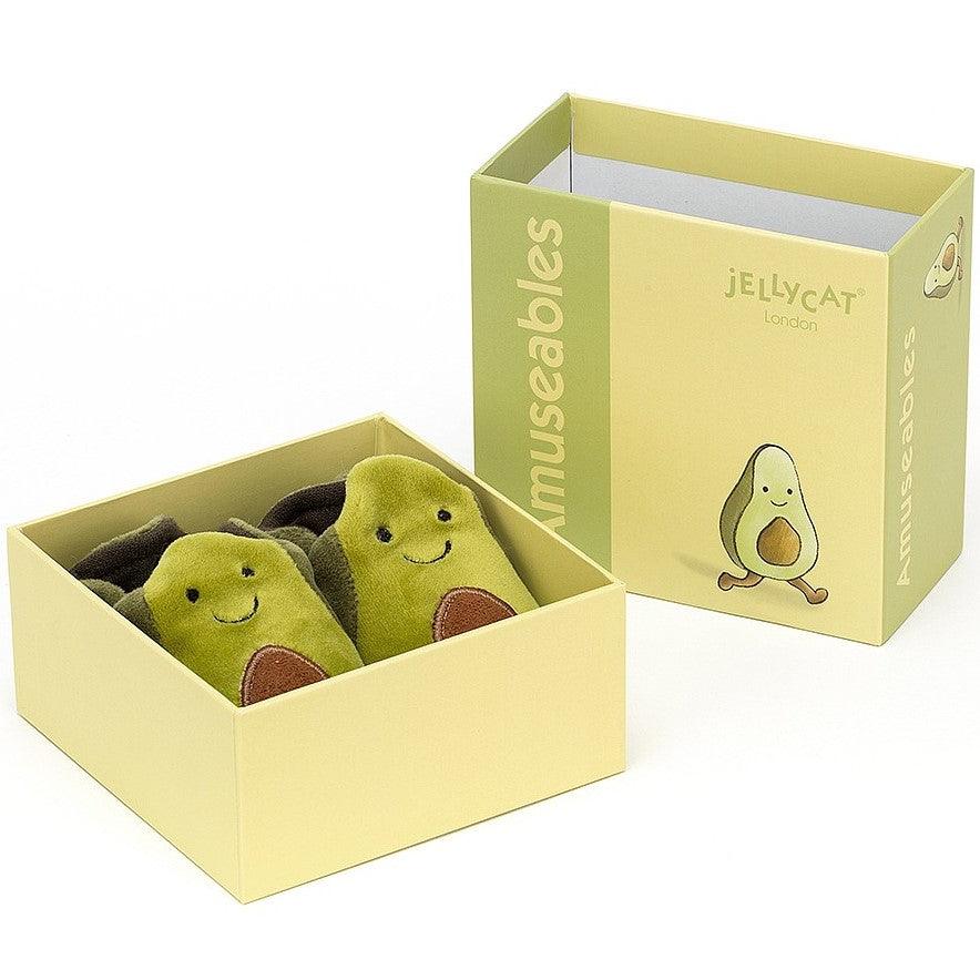 Jellycat: buciki dla niemowlaka Amuseable Avocado - Noski Noski
