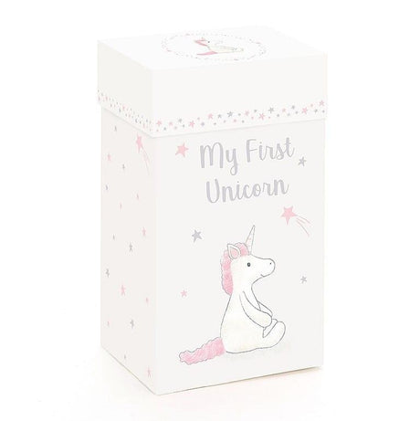 Jellycat: jednorożec w pudełku My First Unicorn 19 cm - Noski Noski