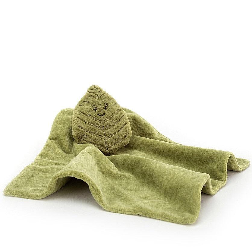 Jellycat: kocyk listek Woodland Beech Leaf Soother 32 cm - Noski Noski