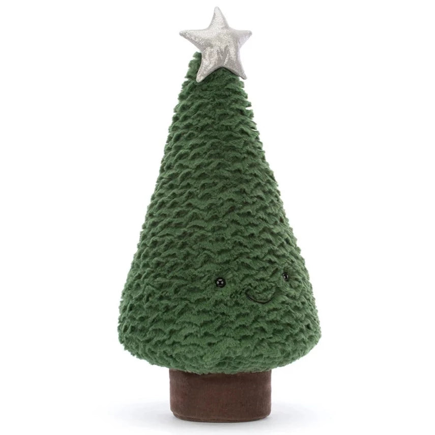 Sztuczna choinka Jellycat Amuseable Fraser Fir 43 cm, urocza przytulanka na Boże Narodzenie dla dzieci.