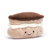 Urocza przytulanka Pusheen Jellycat Pretty Patisserie Eclair je ciastko, idealna dla kreatywnej zabawy i przytulania.