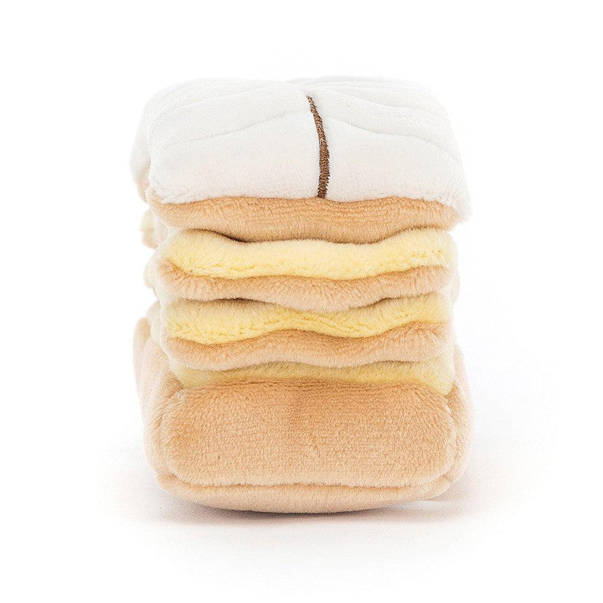 Jellycat: maskotka ciastko karpatka Pretty Patisserie Mille Feuille 6 cm - Noski Noski