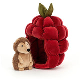 Jellycat: maskotka jeż w malinie Brambling Hedgehog 18 cm - Noski Noski