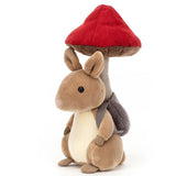 Jellycat: maskotka królik z grzybkiem Fungi Forager Bunny 22 cm - Noski Noski