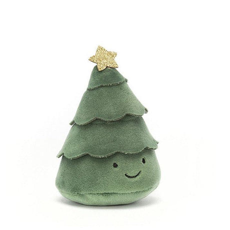 Jellycat: maskotka mała choinka Festive Folly Christmas Tree 10 cm - Noski Noski