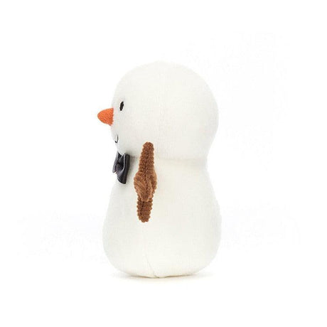 Jellycat: maskotka mały bałwanek Festive Folly Snowman 10 cm - Noski Noski