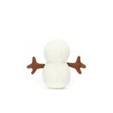 Jellycat: maskotka mały bałwanek Festive Folly Snowman 10 cm - Noski Noski