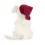 Jellycat: maskotka myszka Merry Mouse Candy Cane 18 cm - Noski Noski