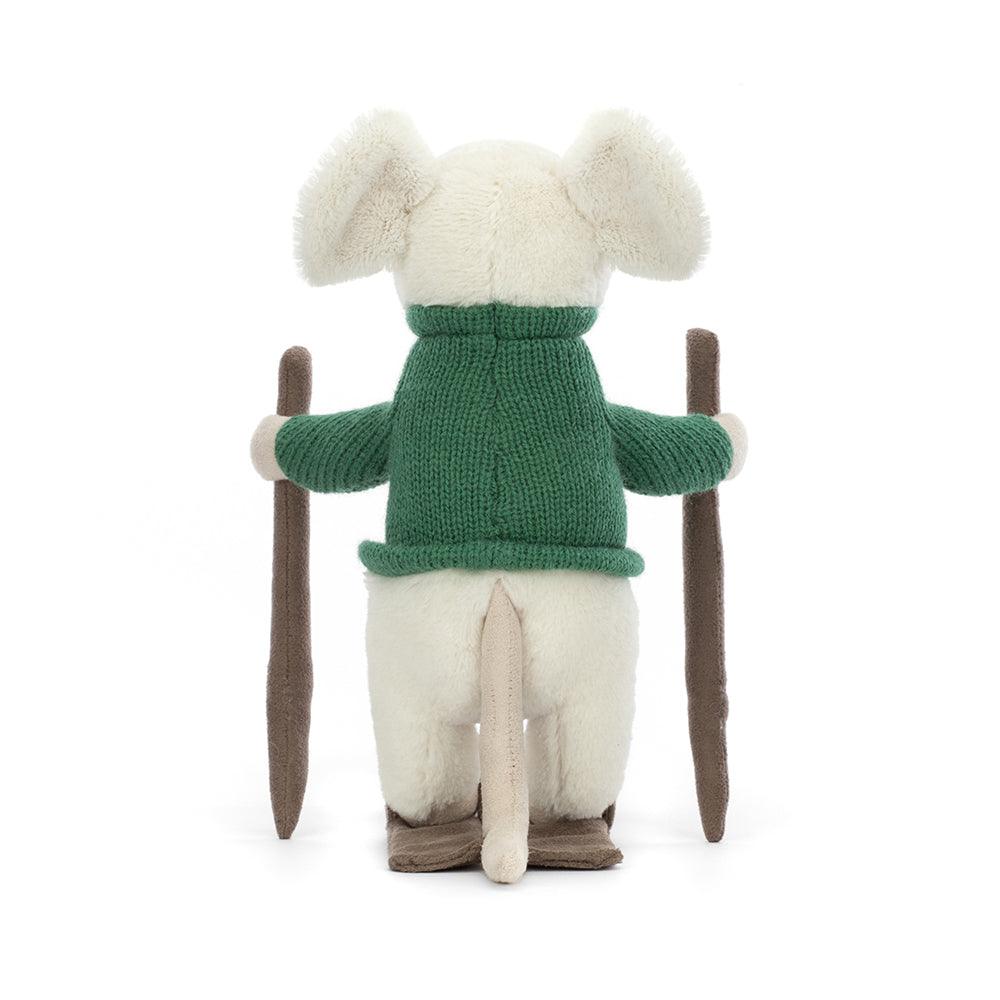 Jellycat: maskotka myszka na nartach Merry Mouse Skiing 20 cm - Noski Noski