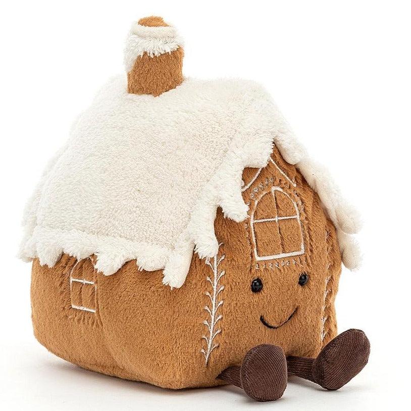 Jellycat: maskotka piernikowy domek Amuseable Gingerbread House 20 cm - Noski Noski