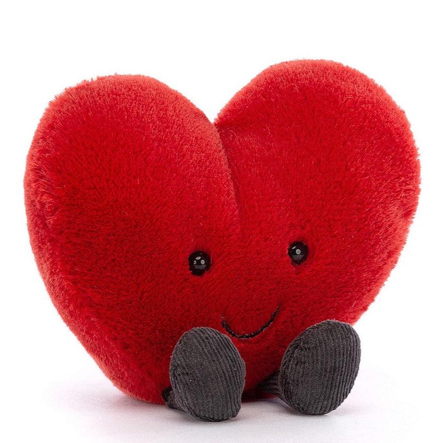 Jellycat: maskotka serce Amuseable Red Heart 17 cm - Noski Noski