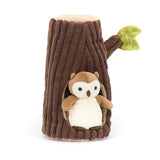 Jellycat: maskotka sowa w leśnym domku Forest Fauna Owl 18 cm - Noski Noski