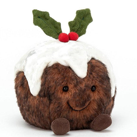Jellycat: maskotka świąteczna Amuseable Christmas Pudding 16 cm - Noski Noski