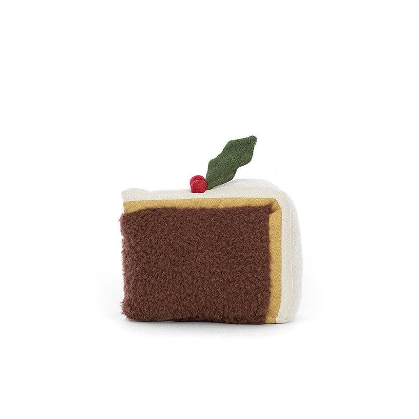 Jellycat: maskotka świąteczne ciastko Amuseable Slice Of Christmas Cake 10 cm - Noski Noski