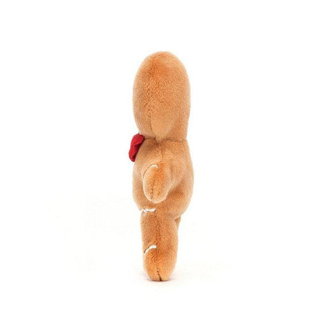 Jellycat: maskotka świąteczny piernikowy ludzik Festive Folly Gingerbread Man 10 cm - Noski Noski