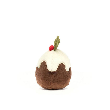 Jellycat: maskotka świąteczny pudding Festive Folly Christmas Pudding 10 cm - Noski Noski