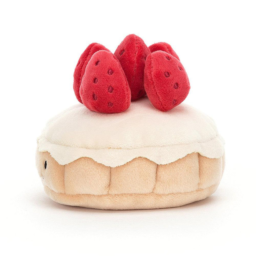Jellycat: maskotka tarta truskawkowa Pretty Patisserie 7 cm - Noski Noski