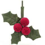 Jellycat: maskotka wesoły ostrokrzew Amuseable Holly 22 cm - Noski Noski