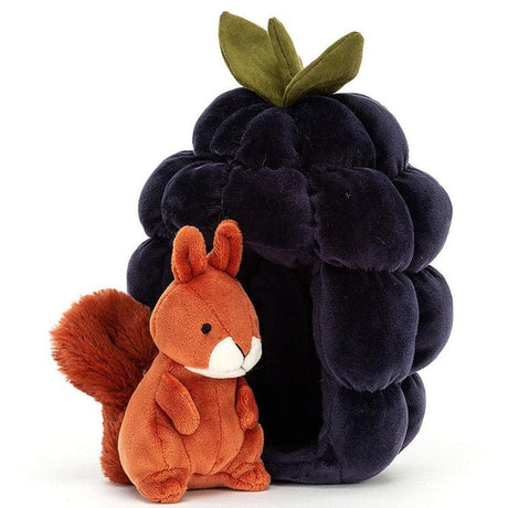 Jellycat: maskotka wiewiórka w jeżynie Brambling 18 cm - Noski Noski
