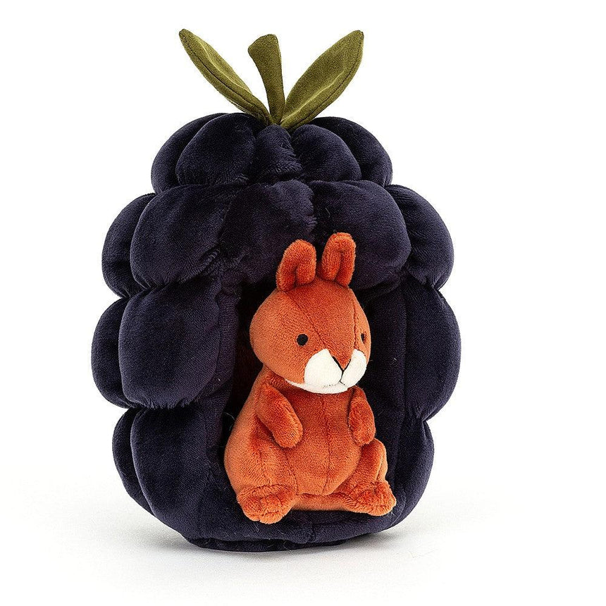 Jellycat: maskotka wiewiórka w jeżynie Brambling 18 cm - Noski Noski