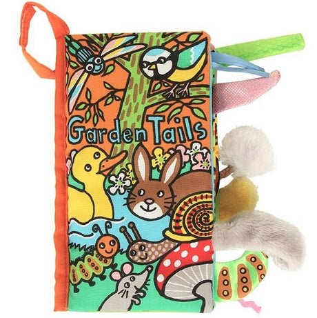 Jellycat: materiałowa książeczka z ogonami Ogród - Noski Noski