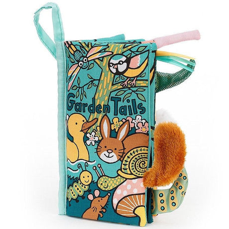 Jellycat: materiałowa książeczka z ogonami W Ogrodzie - Noski Noski