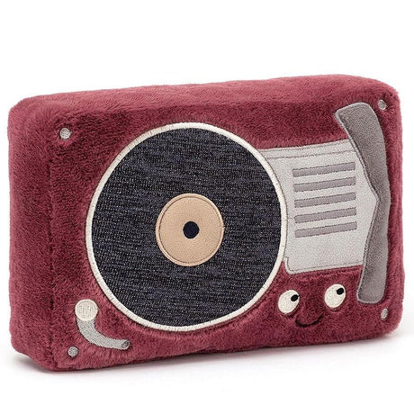Jellycat: pluszowy gramofon z dźwiękiem Wiggedy Record Player 24 cm - Noski Noski