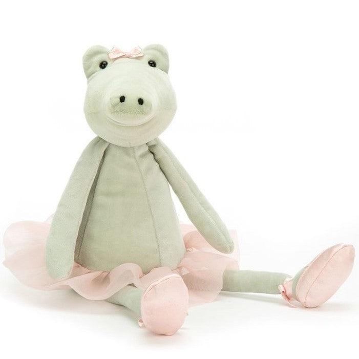 Jellycat: przytulanka aligator baletnica Dancing Darcey 33 cm - Noski Noski