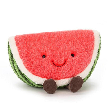 Arbuz maskotka Jellycat Amuseable Watermelon - pluszowy arbuz, idealny na prezent dla dzieci, miękki i wesoły.
