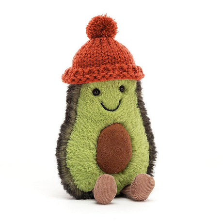 Jellycat: przytulanka awokado w czapeczce Amuseable Cozi Avocado 16 cm - Noski Noski