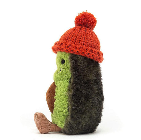 Jellycat: przytulanka awokado w czapeczce Amuseable Cozi Avocado 16 cm - Noski Noski