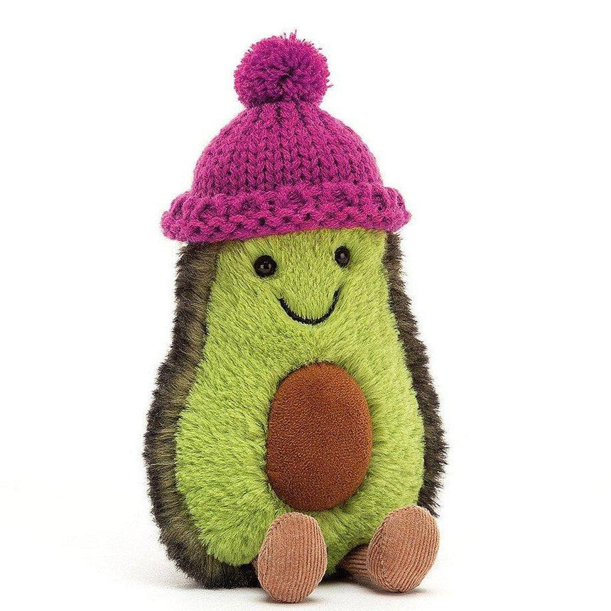 Jellycat: przytulanka awokado w czapeczce Amuseable Cozi Avocado - Noski Noski