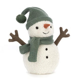 Jellycat: przytulanka bałwanek w zielonej czapeczce Maddy Snowman 18 cm - Noski Noski