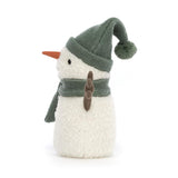 Jellycat: przytulanka bałwanek w zielonej czapeczce Maddy Snowman 18 cm - Noski Noski