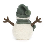Jellycat: przytulanka bałwanek w zielonej czapeczce Maddy Snowman 18 cm - Noski Noski