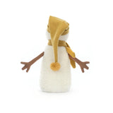 Jellycat: przytulanka bałwanek w żółtej czapeczce Lenny Snowman 24 cm - Noski Noski